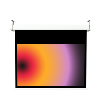 190 x 119 cm formato 16:10 schermo a motore inceiling evo con bordi (215cm)