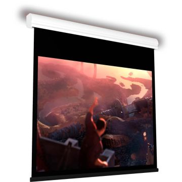 200x112 cm formato 16:9 Schermo a motore con Bordi Neri Tiziano