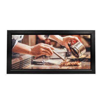 250 x141 cm formato 16:9 Schermo a Cornice Rigida Living  (270 cm)