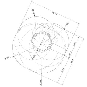 Supporto per videoproiettori da soffitto Euromet EU05329