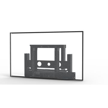 Staffa TV da pavimento motorizzata Braindata-TLX-Q4-90 B-N