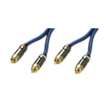 Cavo da 15 metri Audio RCA/RCA Premium Gold Lindy 37525