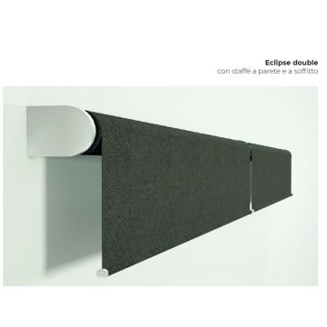 Tenda motorizzata, insonorizzante ed oscurante Eclipse - Double a caduta anteriore