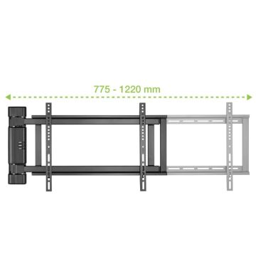 Staffa Basculante Motorizzato da Parete per TV IC Intracom 368697IC