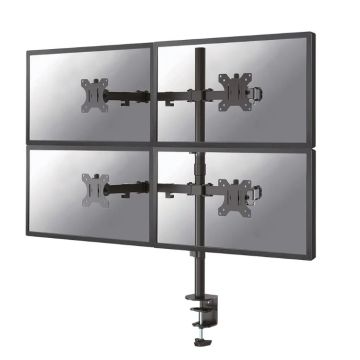 Staffa da scrivania 4 monitor Newstar FPMA-D550D4BLACK