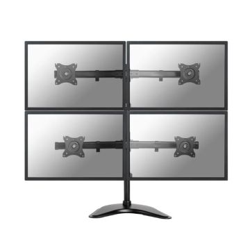 Staffa da scrivania 4 monitor Newstar NM-D335D4BLACK