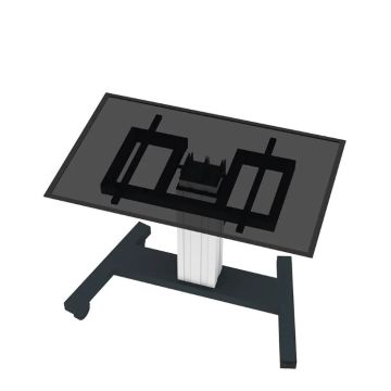 Staffa TV da pavimento Newstar PLASMA-M2550TSILVER